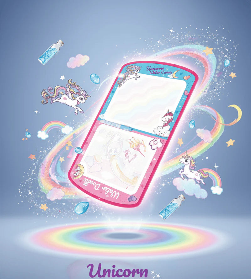 Unicorn Water Doodle Mat – رسم بدون فوضى | Reusable Magic Drawing Mat for Kids